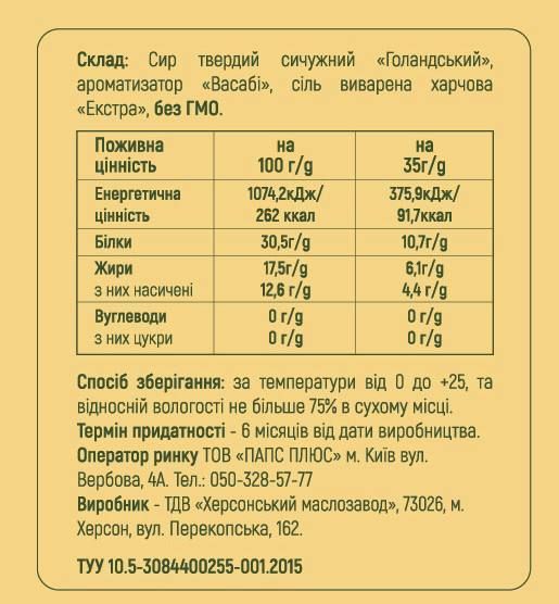 Сирні кульки з васабі 500г C-2002 фото